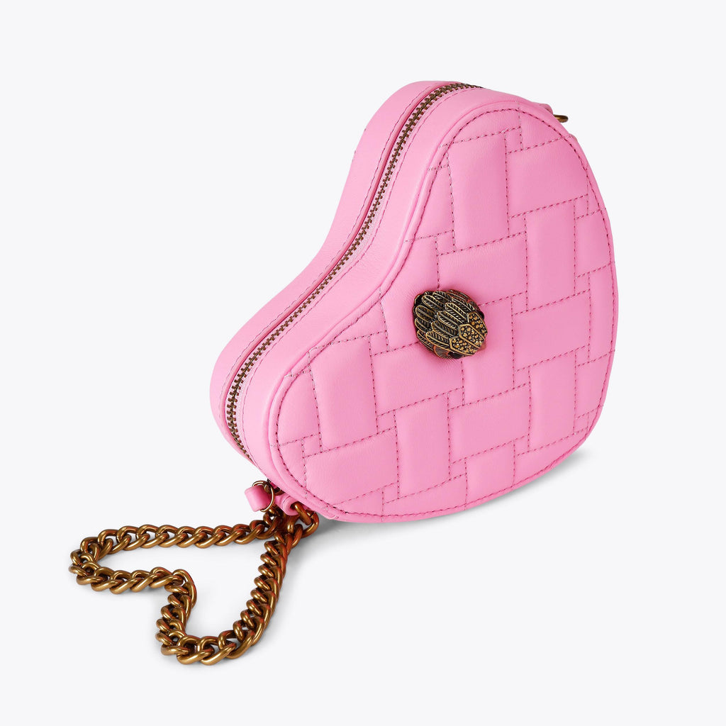 Kensington Heart Crossbody Bag in Pink