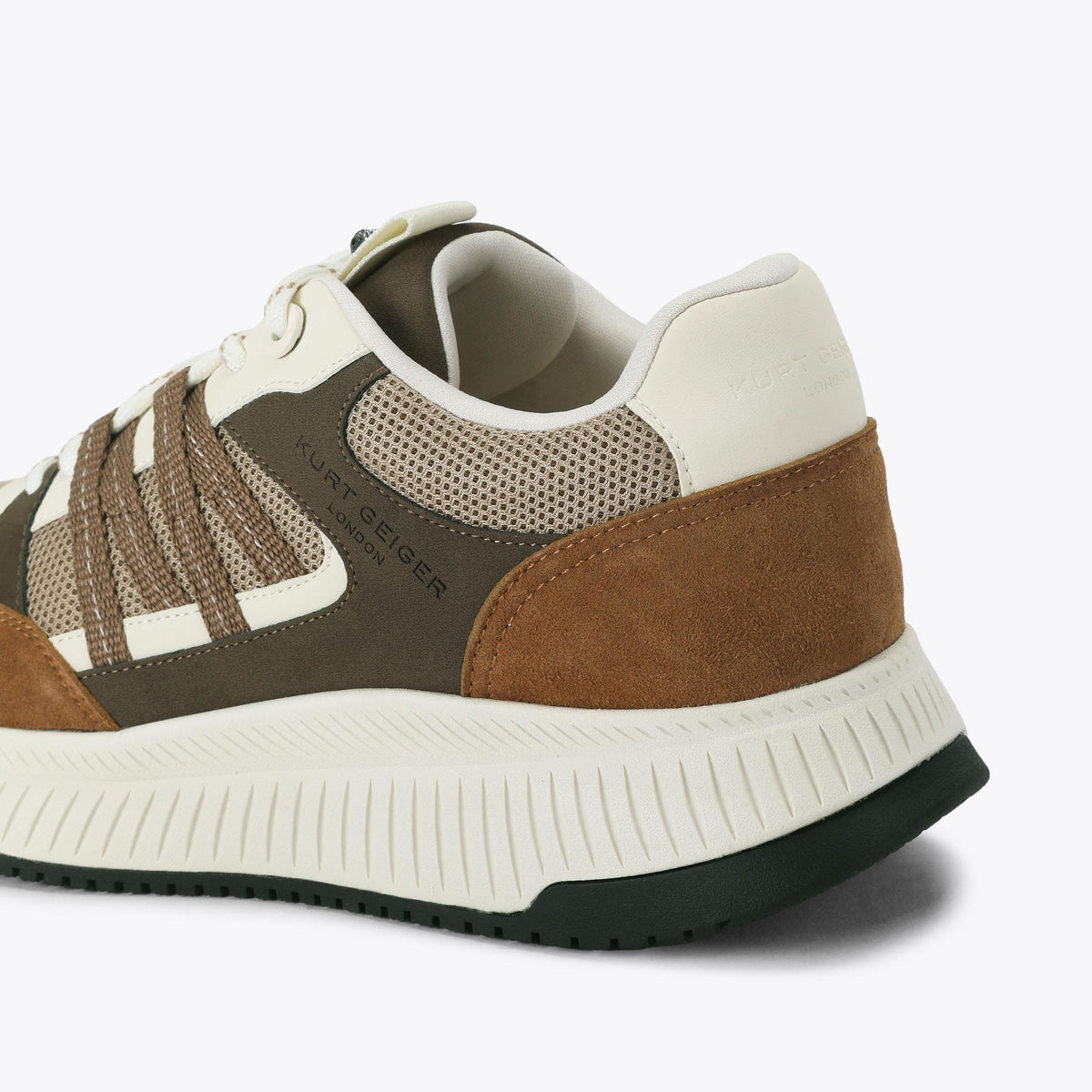 Maddox Knitted Sneaker in Brown