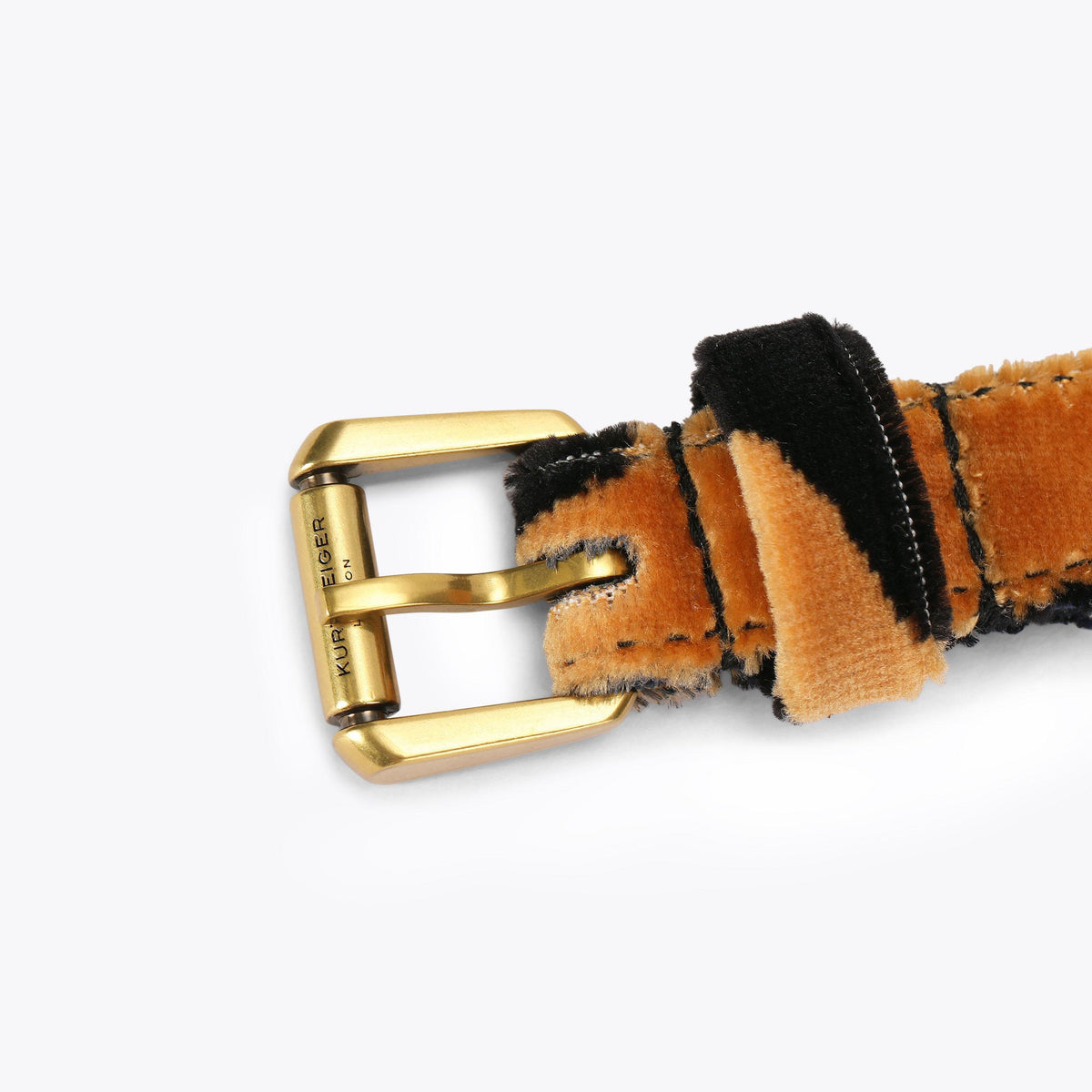 Ophelia 20 Animal Print Belt in Black Gold