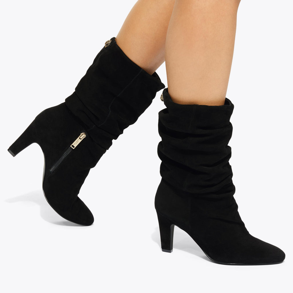 Elizabeth Slouch Boot in Black