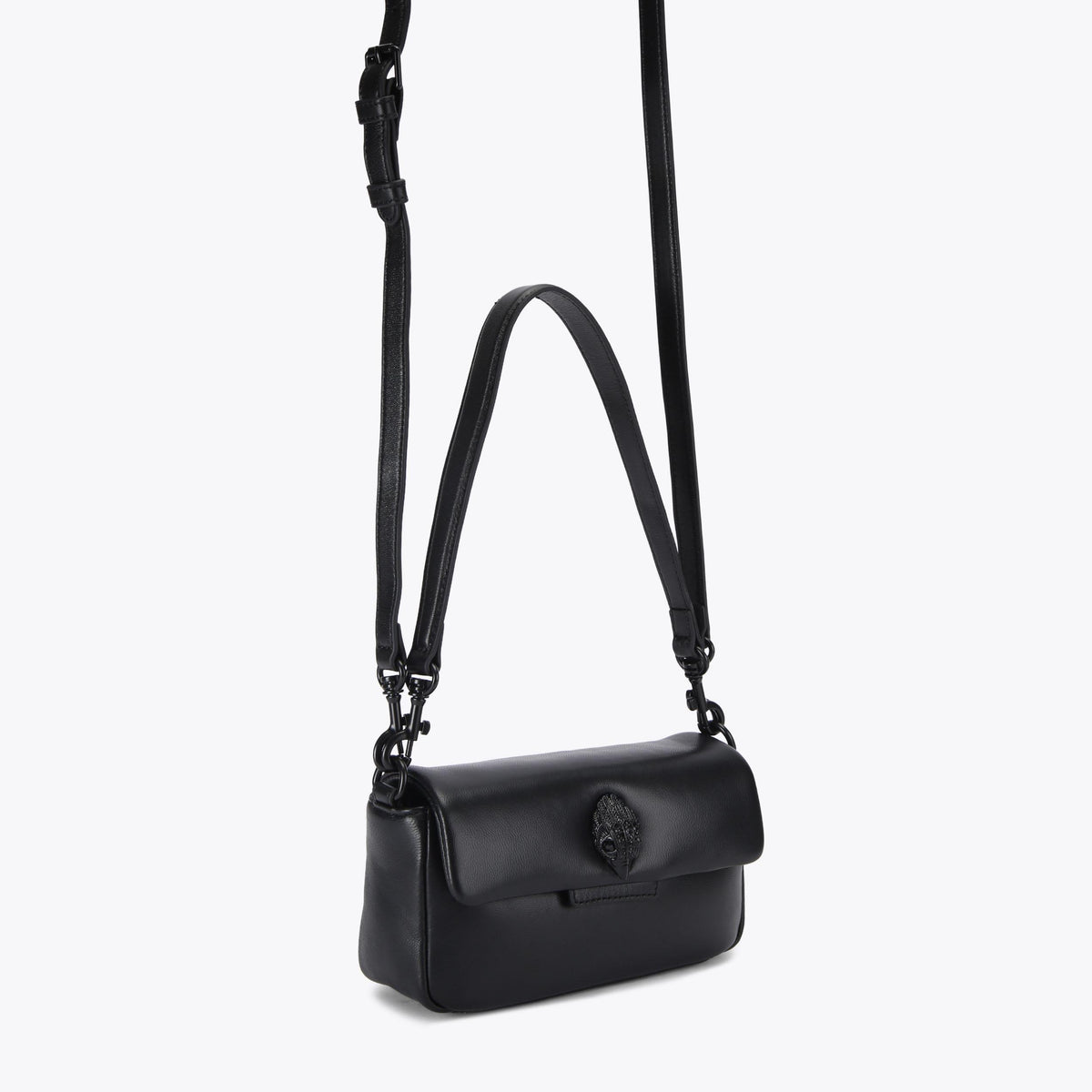 Mini Oxford Shoulder Bag in Black