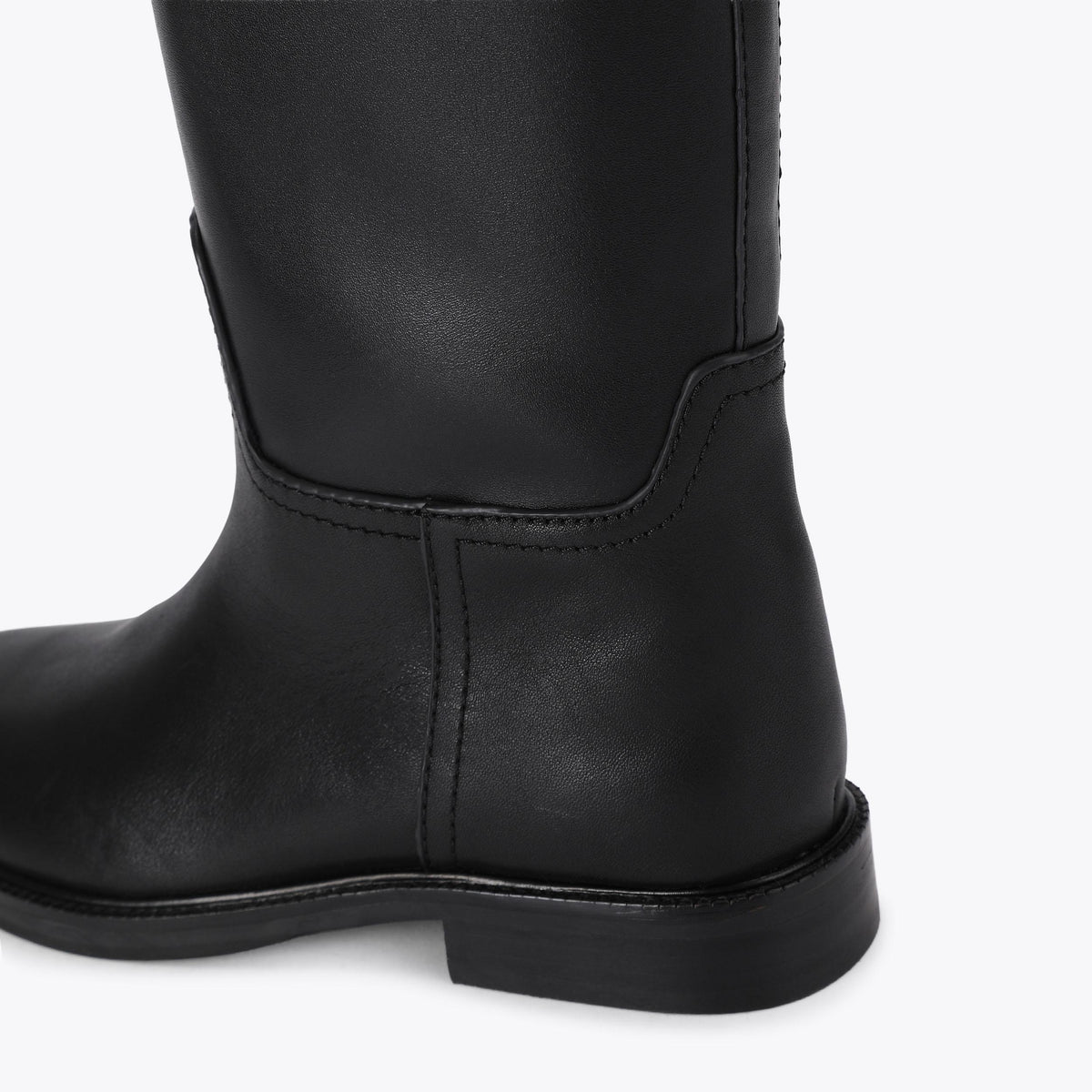 Sloane Riding Boot in Black Leather