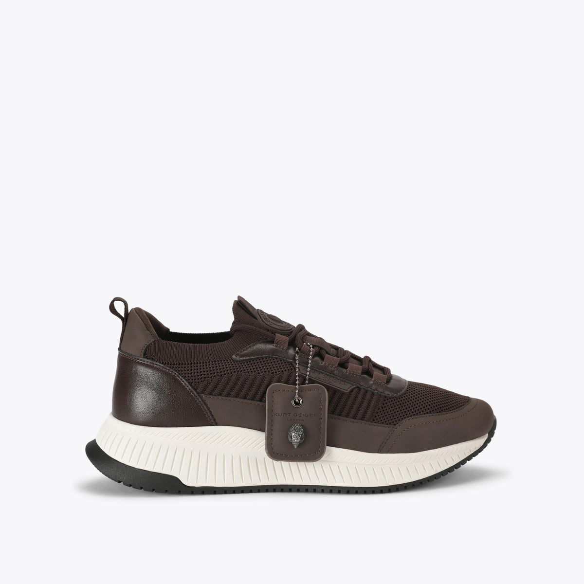 Manor Lace-Up Sneaker in Brown Mesh