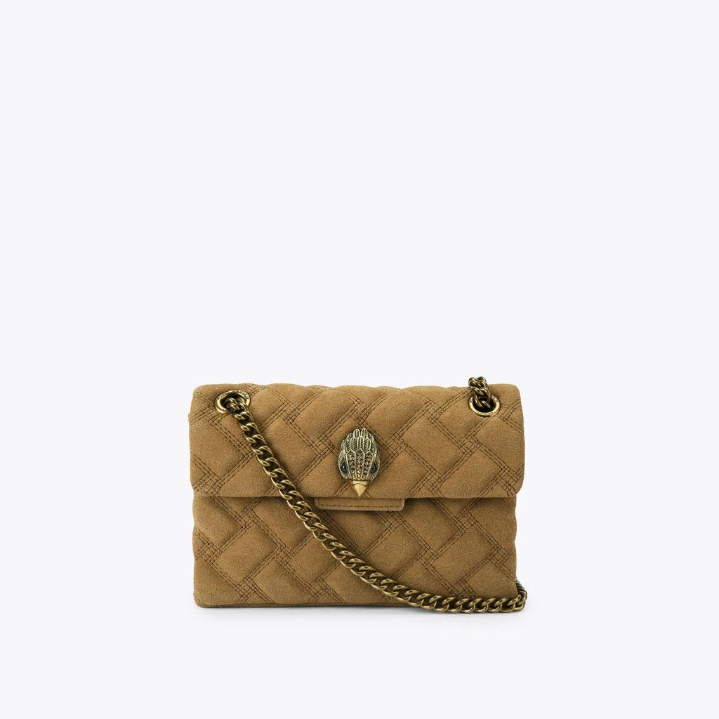Mini Leather Kensington Shoulder Bag in Tan