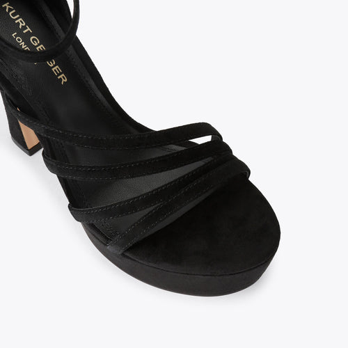 Annabel Platform Sandal black