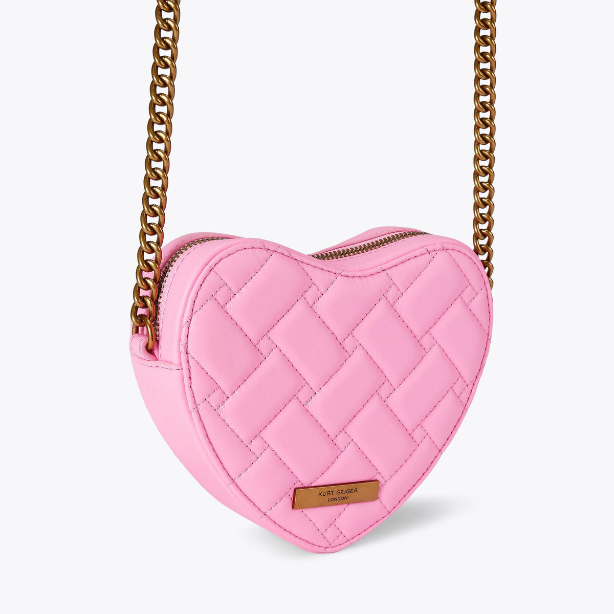 Kensington Heart Cross Body Bag pink