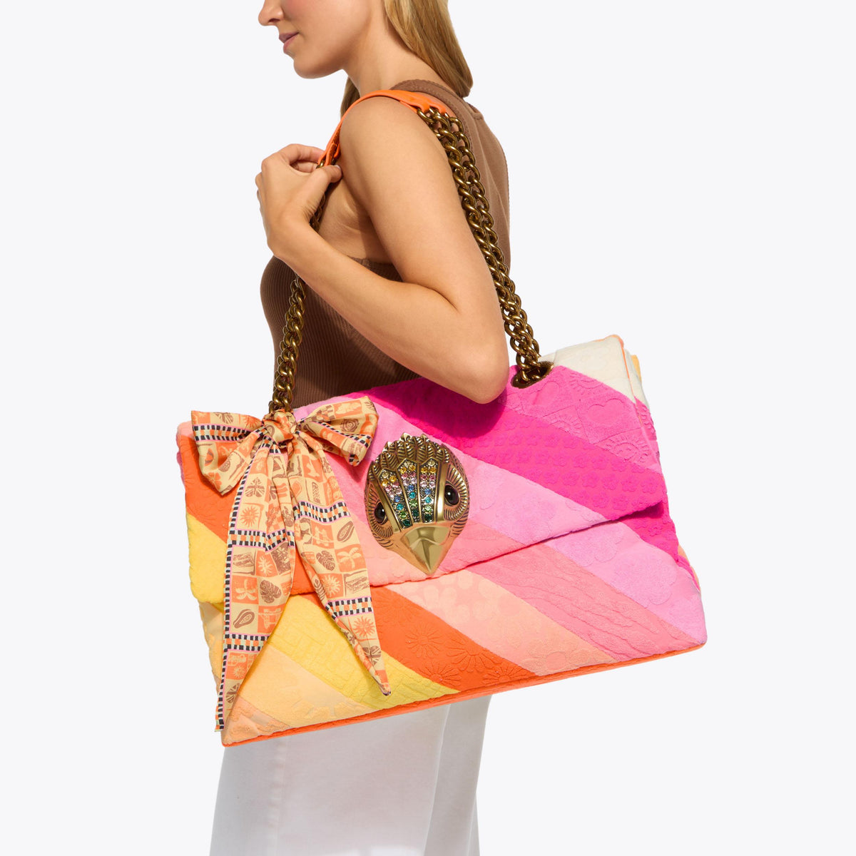 Macro Kensington Shoulder Bag in Multicolour