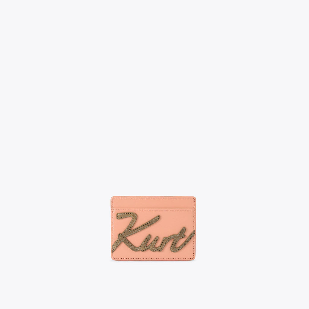 Kurt Card Holder in Blush Patent Leather