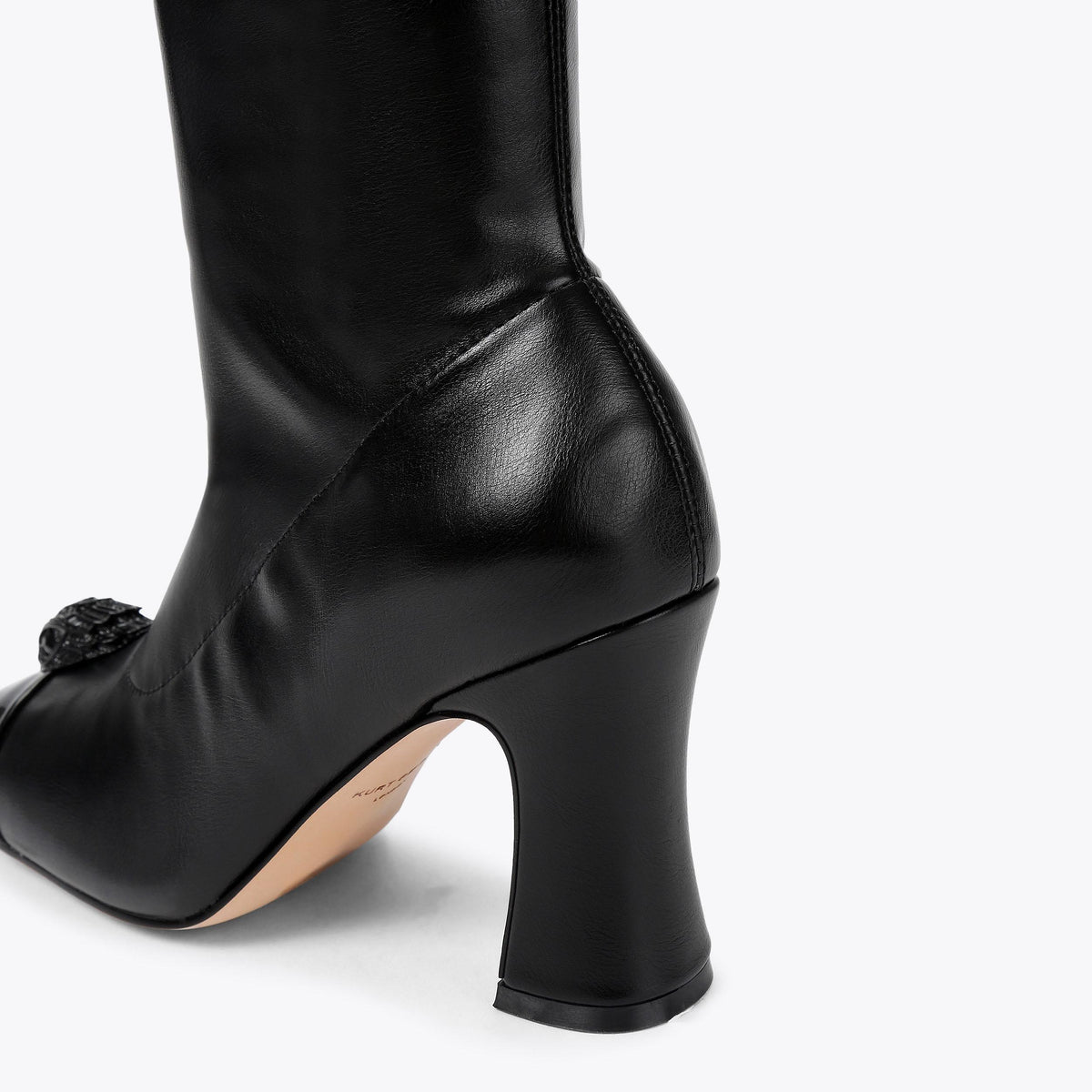 Belgravia Cap Over Knee Boot in Black