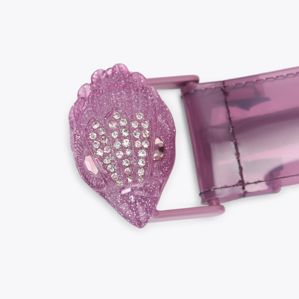 Kensington 38 Vinyl Belt in Purple Crystal