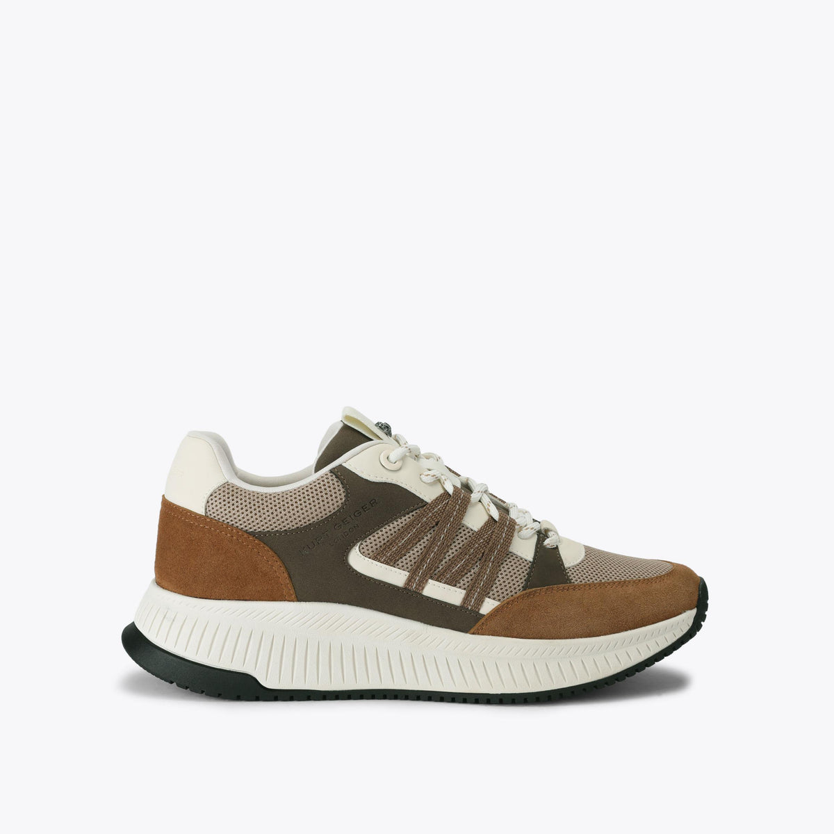 Maddox Knitted Sneaker in Brown