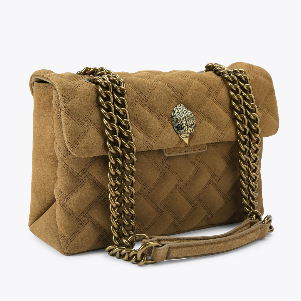 Leather Kensington Shoulder Bag in Tan