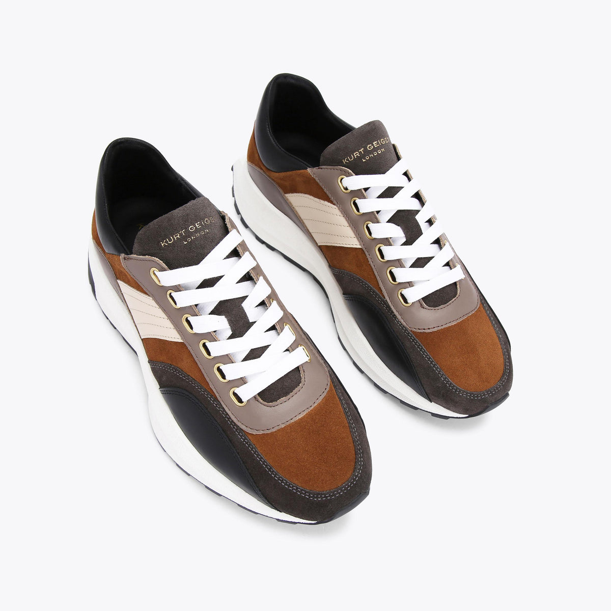 Mens Gaspar Casual Sneaker in Brown