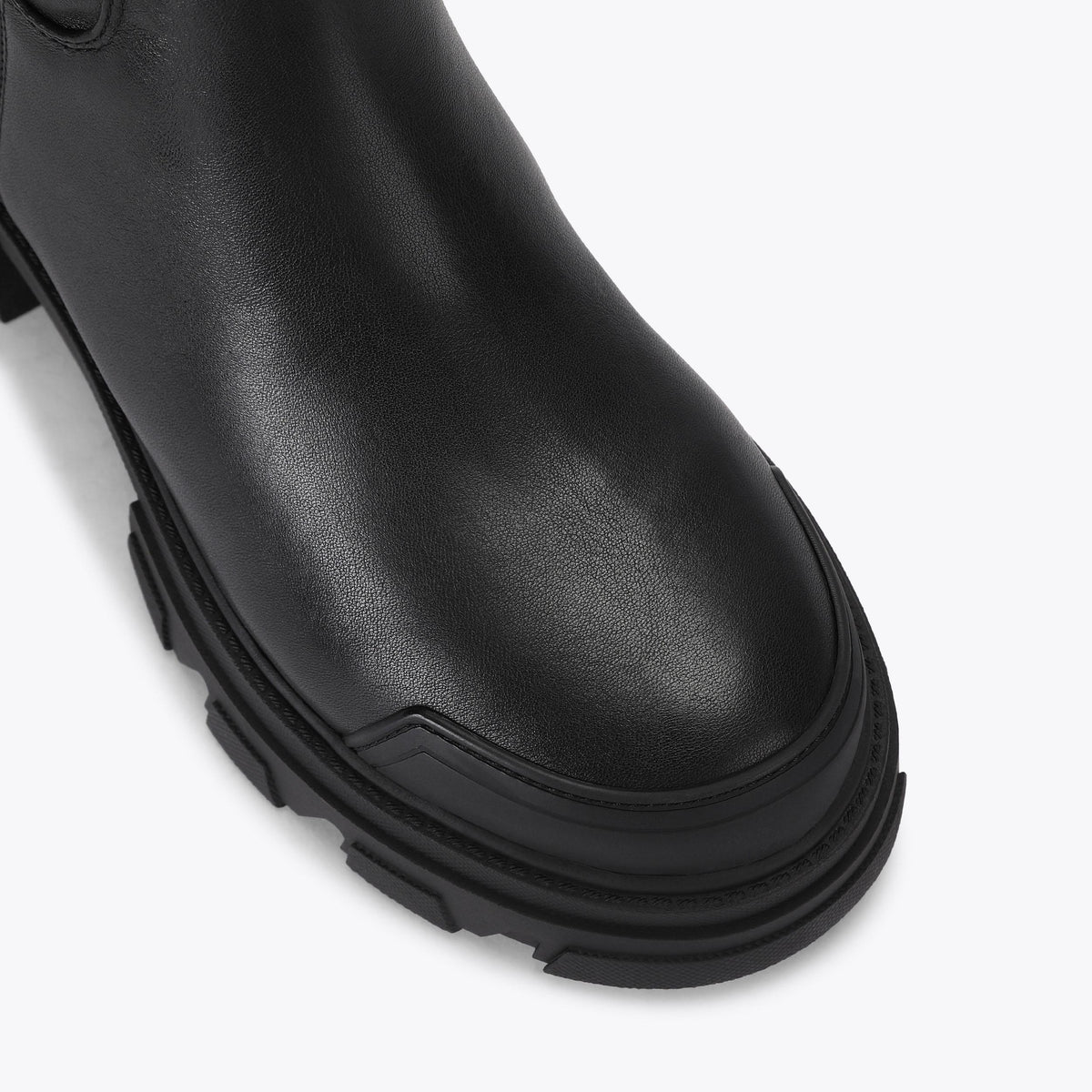 Stomp Sock Ankle Boot in Black