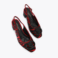 Chelsea Block Slingback Heel red