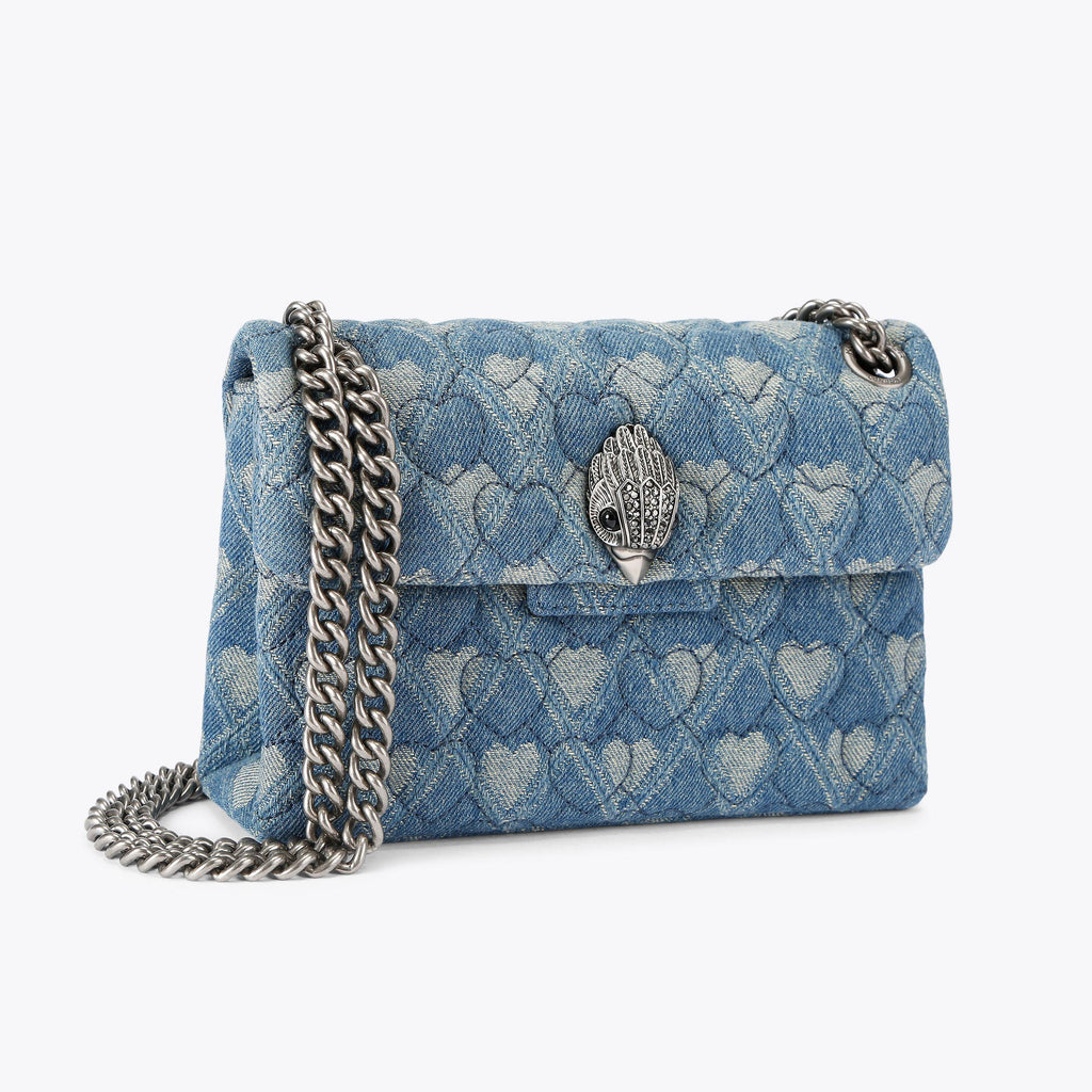 Mini Kensington Soft Shoulder Bag in Blue