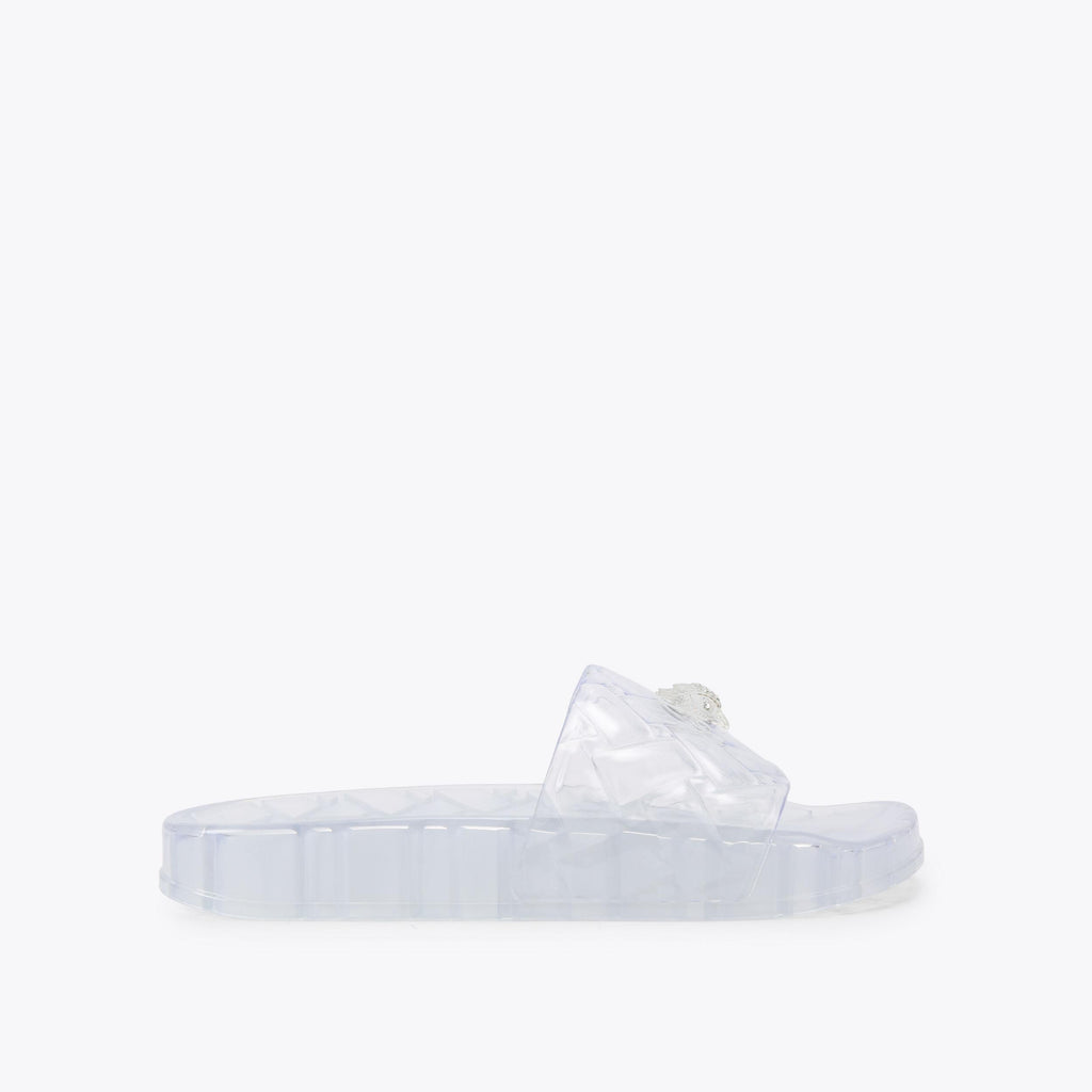 Meena Jelly Slide Sandals in Multi Colour