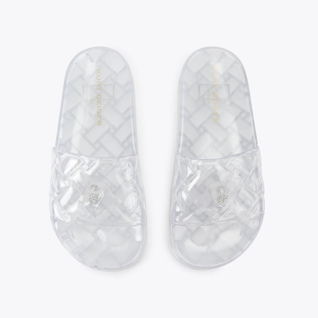 Meena Jelly Slide Sandals in Multi Colour