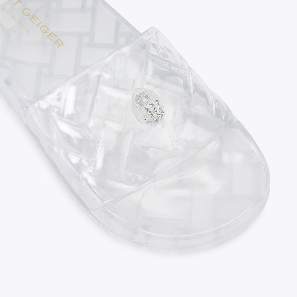 Meena Jelly Slide Sandals in Multi Colour