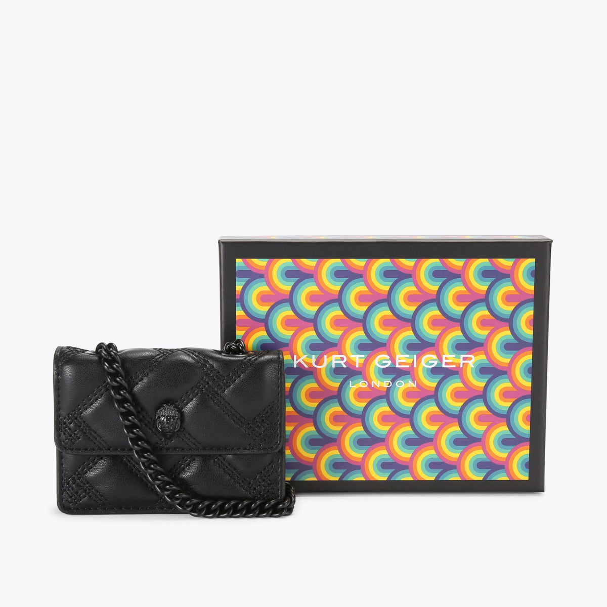 Micro Kensington Drench Shoulder Bag in Black
