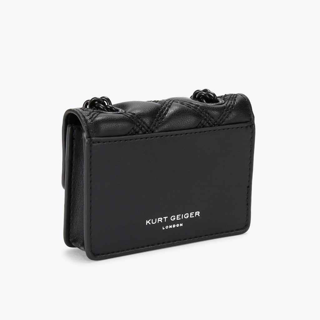 Micro Kensington Drench Shoulder Bag in Black
