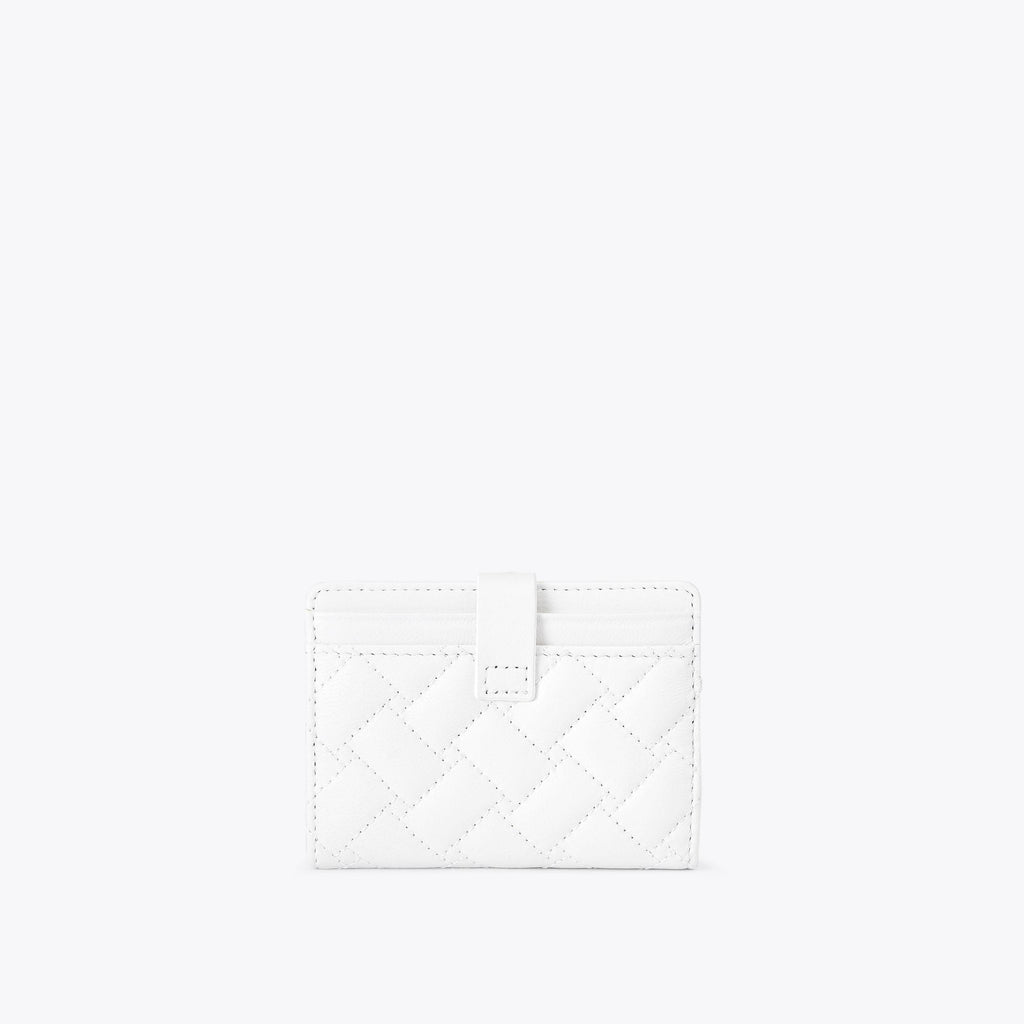 Multi Card Kensington Holder in White Leather