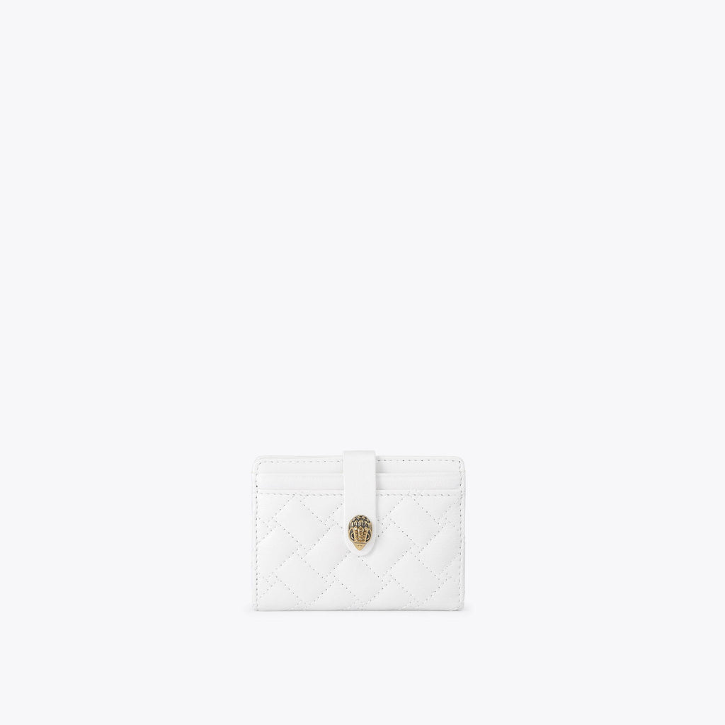 Multi Card Kensington Holder in White Leather