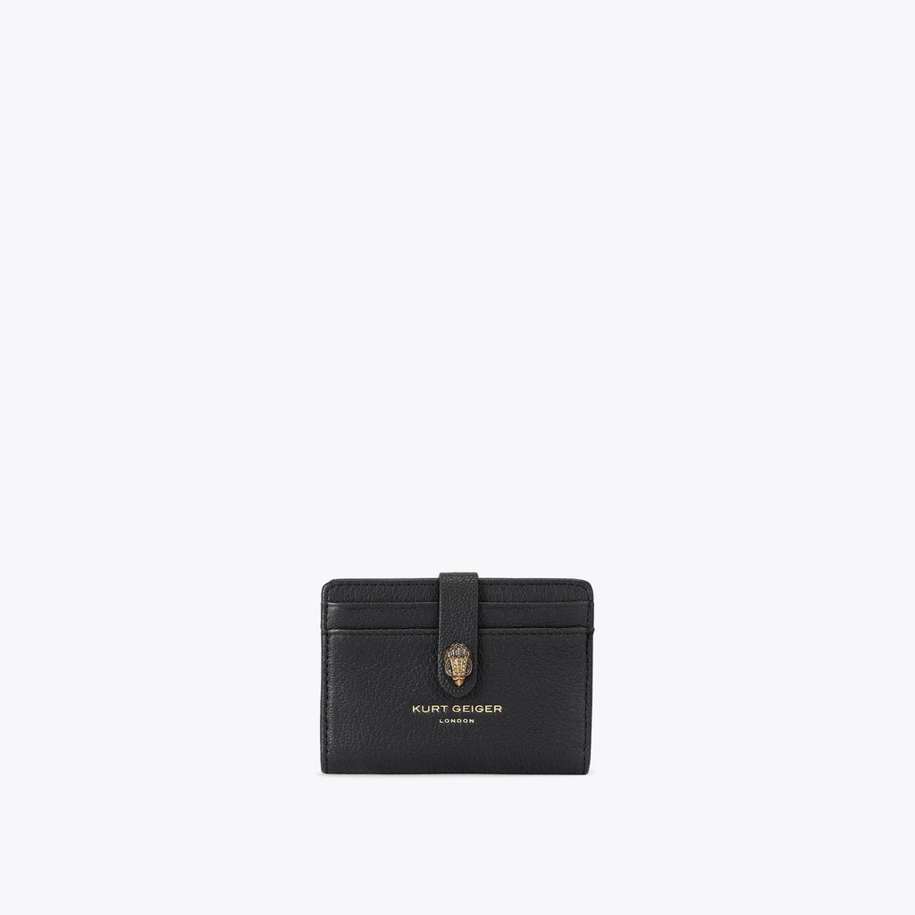 Multi Card Shoreditch Holder in Black Leather