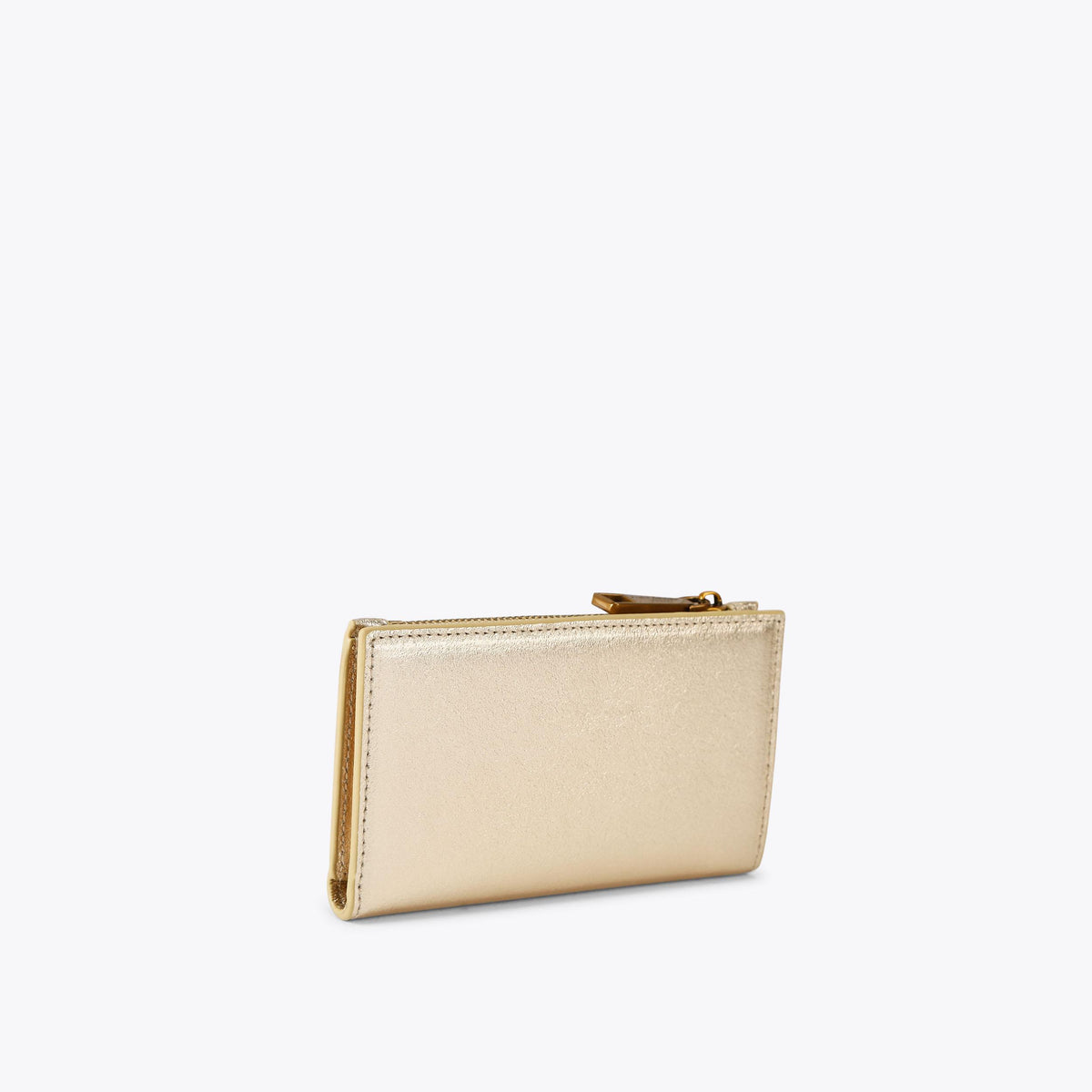 Shoreditch Bifold Wallet in Metallic Gold Leather