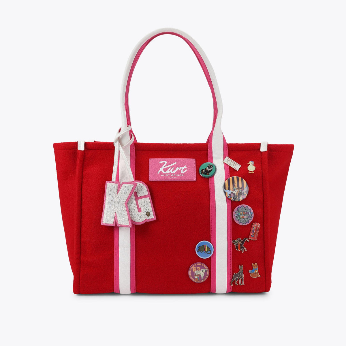 Large Southbank Shopper Bag red