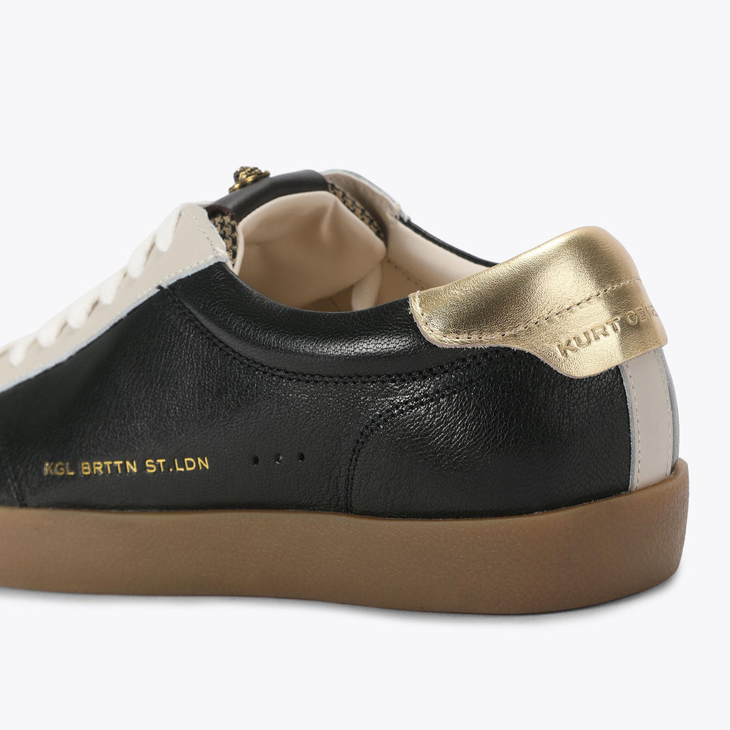 Strand Crystal-Toe Sneaker in Black