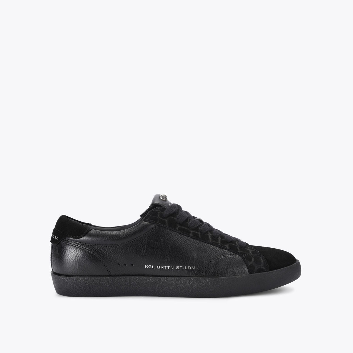 Strand Suede-Toe Sneaker in Black