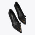 Wisteria Kitten Heel black